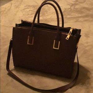 Maroon tote bag
